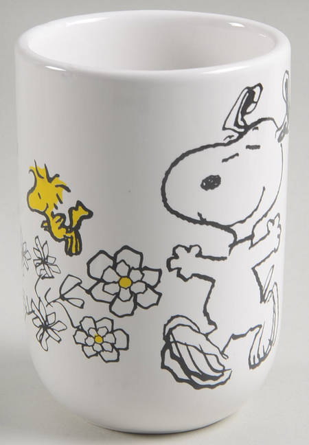 Peanuts Floral Tall China Tumbler