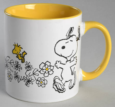 Peanuts Floral Mug