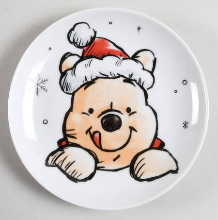 Pooh Christmas Appetizer Plate