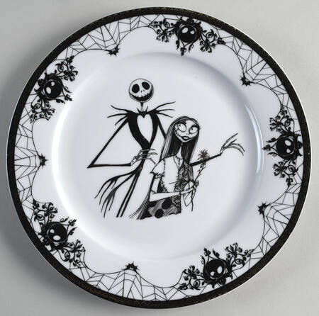 Nightmare Before Christmas Dinner Plate
