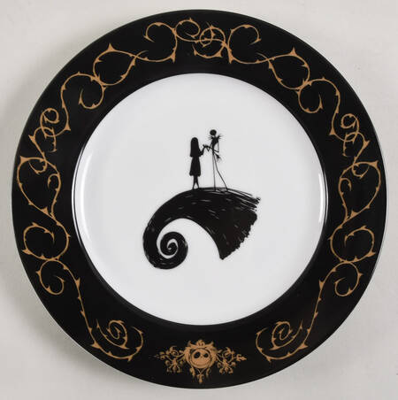 Nightmare Before Christmas Salad Plate
