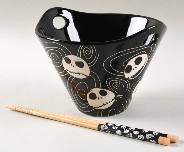 Nightmare Before Christmas Noodle Bowl & Chopsticks Set