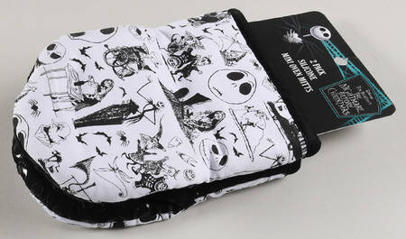 Nightmare Before Christmas Set of 2 - Cloth Mini Oven Mitt (Motif 1)