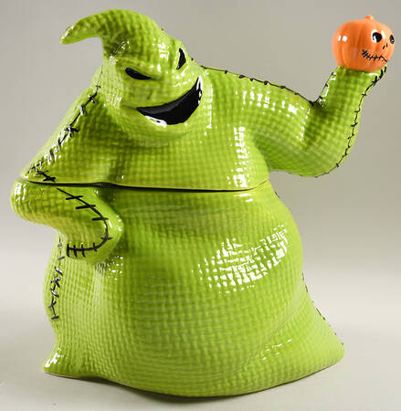 Nightmare Before Christmas Figural Cookie Jar & Lid