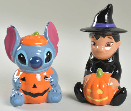 Stitch Figural Salt and Pepper