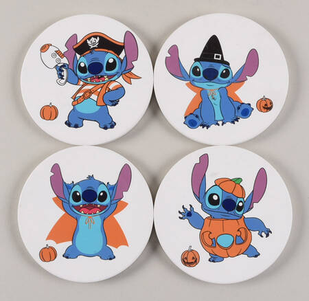 Stitch Corkback Coaster - Set of 4 Motif 9-12