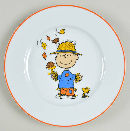Peanuts Halloween Salad Plate