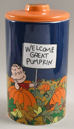 Peanuts Halloween Large Canister & Lid