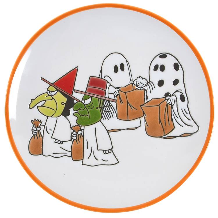 Peanuts Halloween Appetizer Plate