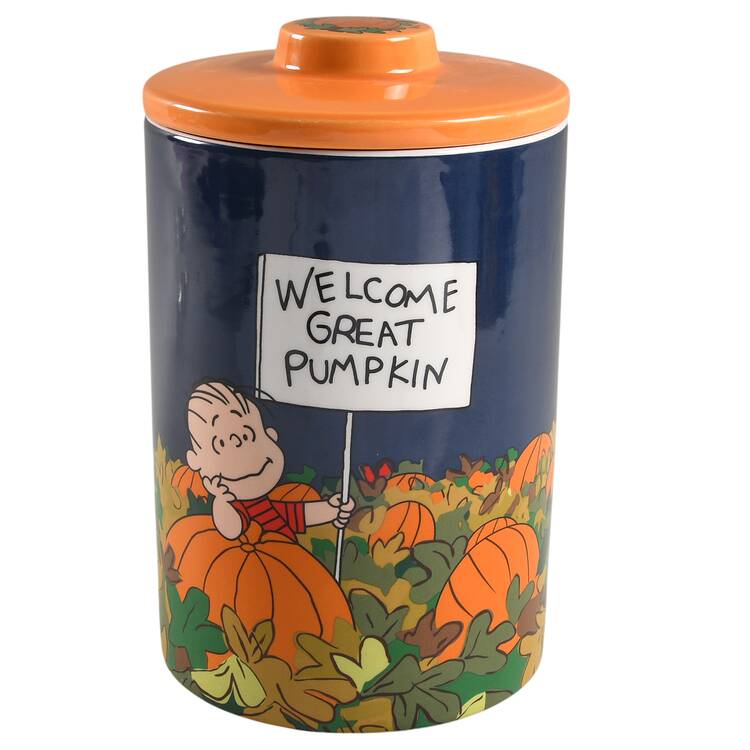Peanuts Halloween Medium Canister & Lid