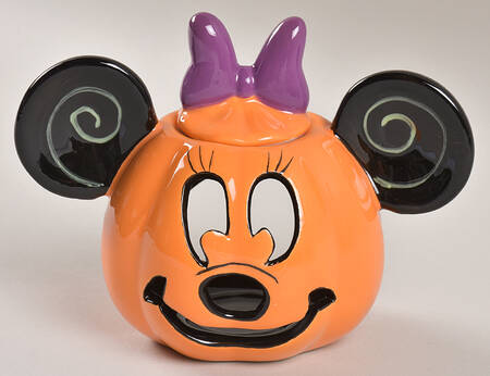 Mickey Pumpkin Jack-O-Lantern Votive Candleholder