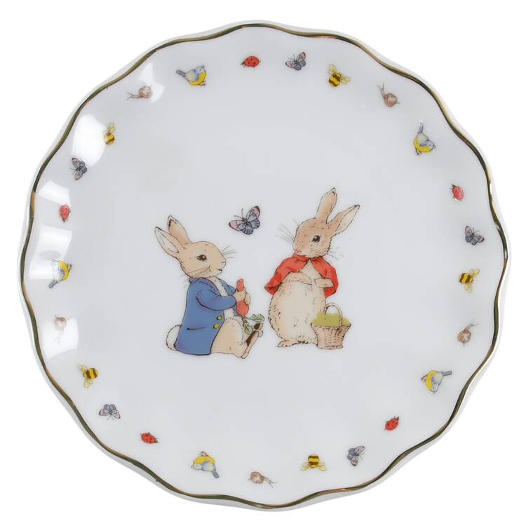 Peter Rabbit Garden Story Appetizer Plate