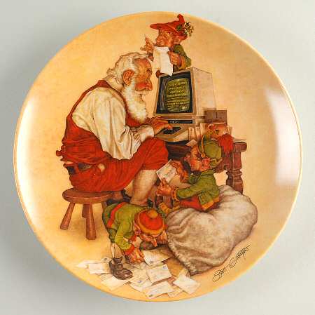 Saturday Evening Post Covers Santa's Computer - No Box