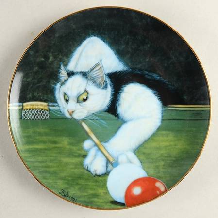 Zoes Cats Cat With A Cue - No Box
