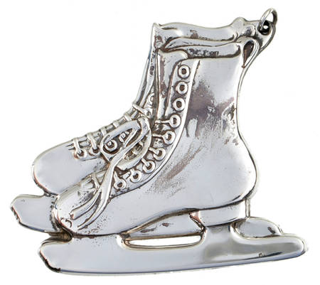 American Heritage-Ornament Skates-New England Sterling - No Box