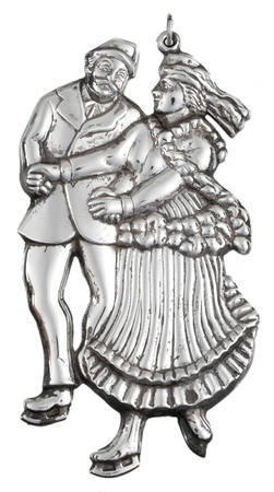 American Heritage-Ornament Skaters-Gorham - Boxed