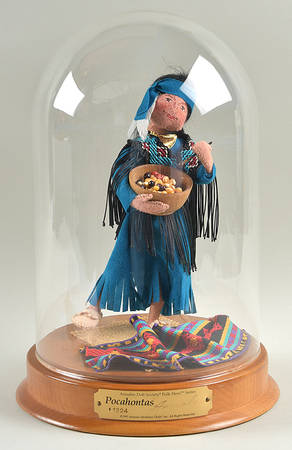 Folk Heroes Pocahontas With Dome - No Box
