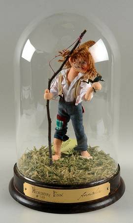 Folk Heroes Huckleberry Finn With Dome - No Box