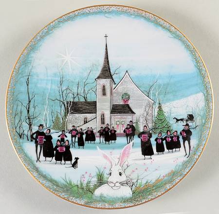 Christmas Plate Christmas Carol - No Box