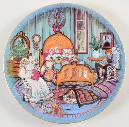 Christmas Plate The Night Before Christmas - No Box
