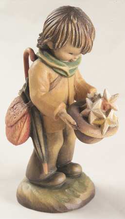 Ferrandiz Wood Figurines 6" Catch A Falling Star - No Box