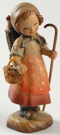 Ferrandiz Wood Figurines 6" To Market - No Box