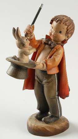 Ferrandiz Wood Figurines 6" Abracadabra - With Box Bx379