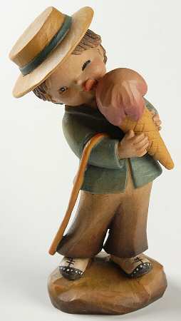 Ferrandiz Wood Figurines 6" Summertime - With Box Bx383