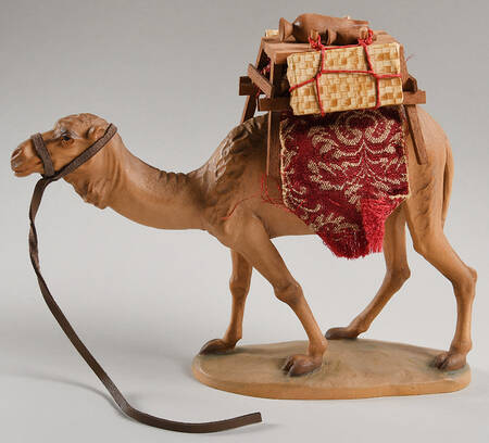 Kuolt 6" Wooden Nativity Figurine Camel - No Box