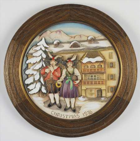 Anri Christmas Plate Innsbruck - No Box