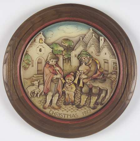 Anri Christmas Plate Alberobello - No Box