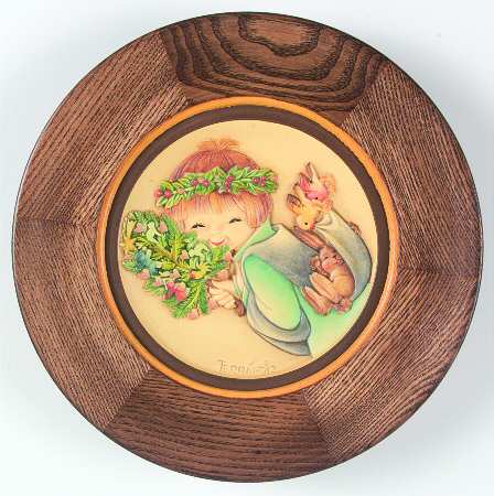 Ferrandiz Christmas Plate Tree Of Life - Boxed