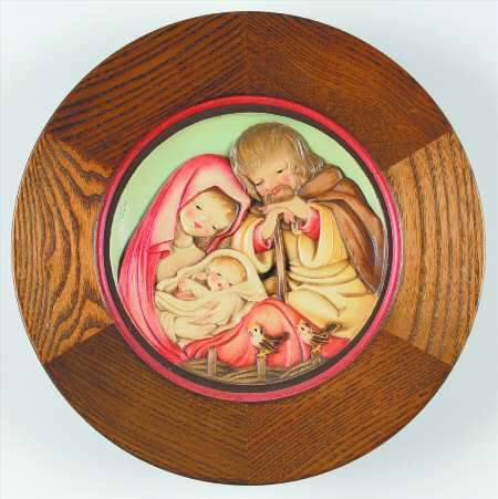 Ferrandiz Christmas Plate Holy Night - No Box