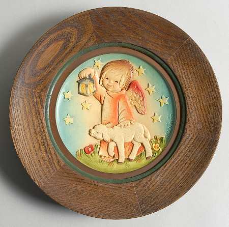 Ferrandiz Christmas Plate Leading The Way - Boxed