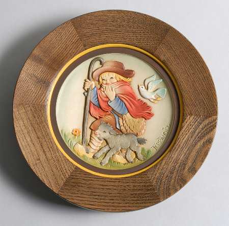 Ferrandiz Christmas Plate Spreading The Word - Boxed