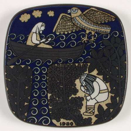 Kalevala Annual Plate Vainamoinen's Rescue - Boxed