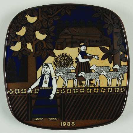 Kalevala Annual Plate Ruler Of Louhi - No Box