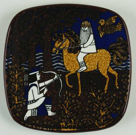 Kalevala Annual Plate Joukahainen Shoots The Horse - No Box