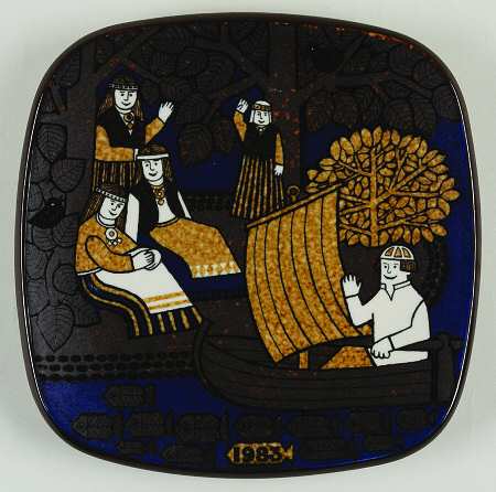 Kalevala Annual Plate Lemminkainen's Escape - No Box