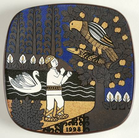 Kalevala Annual Plate The Eagle - Boxed