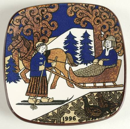 Kalevala Annual Plate Kullervo With Girl - Boxed