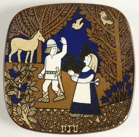 Kalevala Annual Plate Lemminkainen's Mother/Don't War - No Box