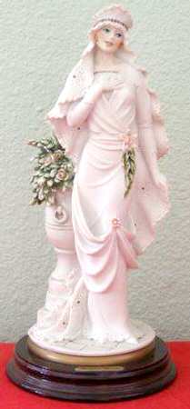 Wedding Bride With Flower Vase - No Box