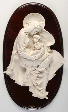 Religious Madonna With Child Plaque - Boxed