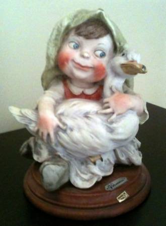 Gulliver's World Girl With Goat - Boxed