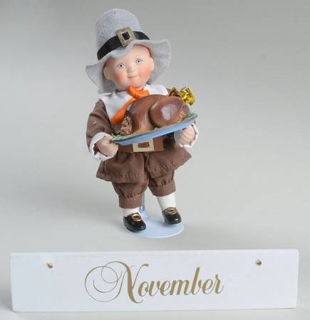 Calender Babies Thanksgiving Turkey-November - Boxed