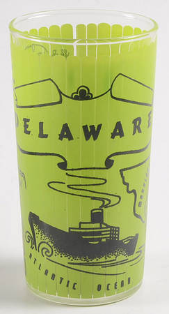 States Glasses-Clear Delaware - No Box