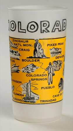 State Glasses-Frosted Colorado - No Box