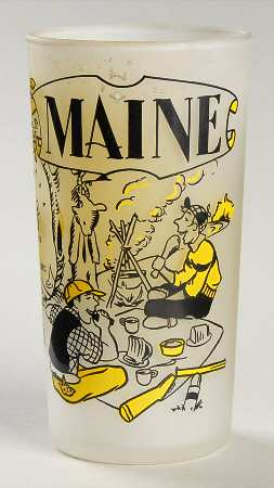 State Glasses-Frosted Maine - No Box