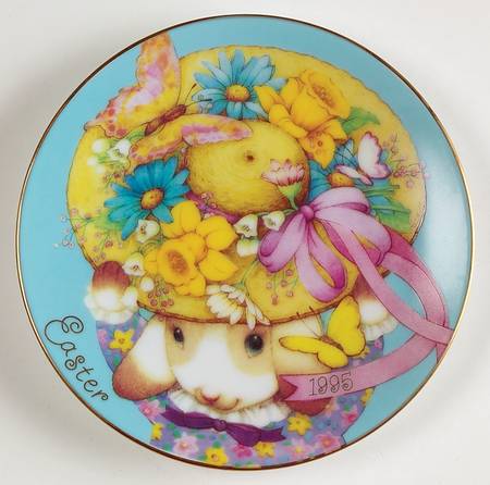 Easter Plate-Avon My Easter Bonnet - No Box